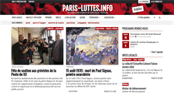 Desktop Screenshot of paris-luttes.info